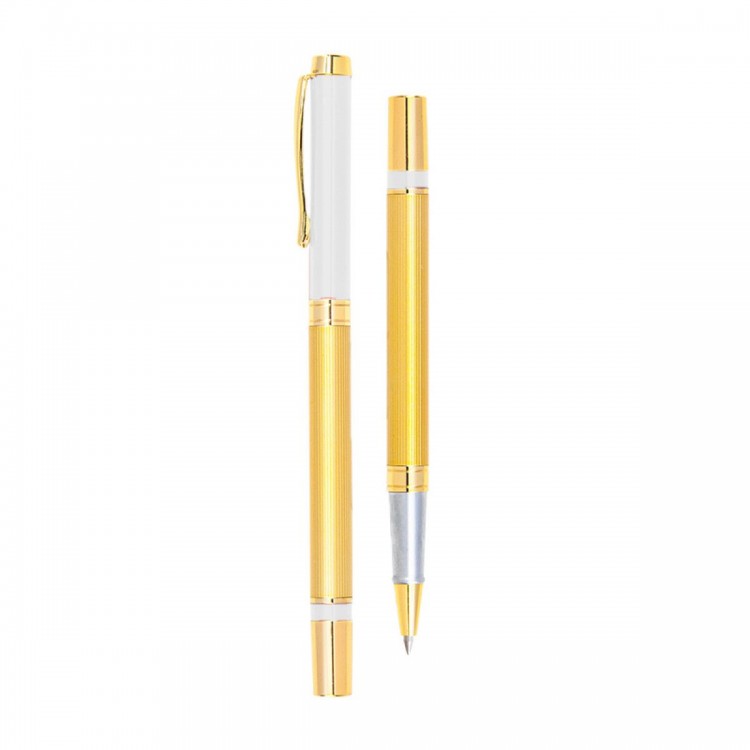 White Rollerball Pen