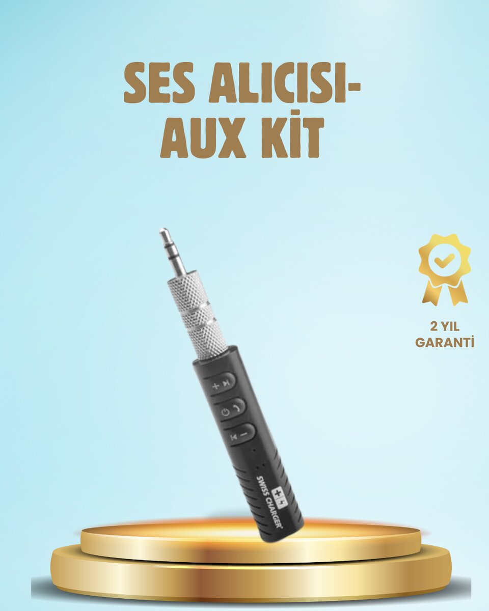 Bluetooth 4.1 Ses Alıcısı – Kablolu Cihazları Kablosuz Hale Getirin